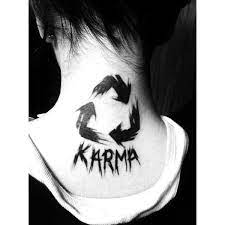 Share or request advice, resources, and thoughts on the tattoo design process with other i'm not a tattoo artist but i love to design and draw them. 1 Karma Recycled Good And Bad Deeds Tattoos 3 These Are Facts Liked On Polyvore Featuring Accessories Body Karma Tattoo Tattoos Karma Tattoo Symbol