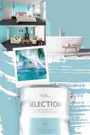 Ob Furs Bad Den Flur Oder Ein Ganzes Zimmer Dieser Blauton Macht Sich An Jeder Wand Gut Wandfarbe Farben Wand