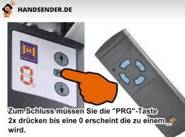 Für alle hörmann torantriebe promatic supramatic 868mhz. Codierung Programmieren Hormann Handsender