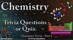 Chemistry includes articles about the properties of chemicals and chemical reactions. Chemistry Trivia Quiz 1 Youtube