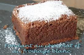 Recette De Fondant Au Chocolat Et Au Fromage Blanc Recette Recette Fondant Au Chocolat Fondant Au Chocolat Chocolat