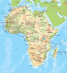 This physical map of africa shows the natural terrains & physical area of the african continent. Africa Physical Map Mapsof Net