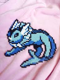Vaporeon Pokemon Perler In 2020 Perler Patterns Pokemon Perler