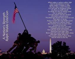A Nation S Strength Ralph Waldo Emerson 1803 1882 What Makes A Nation S Pillars High And Its Foundations Strong What Makes It Mi Defying Foundation Pillars