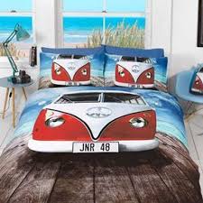 Vw Bulli Bettwasche Rot King Size Bettbezug Bettwasche Rot Volkswagen Bus