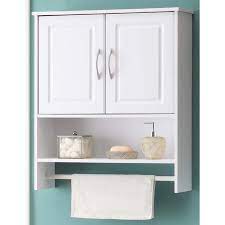 Check spelling or type a new query. Bathroom White Water Resistant Laminate Wall Cabinet With Towel Rack Sale