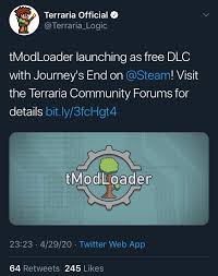 It is the full version of the game. Terraria Will Get Official Mod Support In The Journeys End Update Terraria