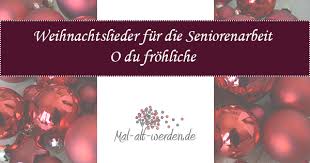 Kirchenheft mit liedern und texten. O Du Frohliche Weihnachtslied