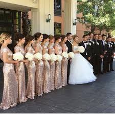 The 25 Best Rose Gold Bridesmaid Dresses Ideas On Pinterest Rosegold Weddinggroomsmengrooms Gold Bridesmaid Dresses Wedding Bridesmaids Bridesmaid