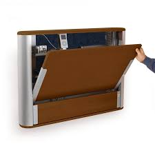 Wall Mounted Folding Computer Desk In 2020 Folding Computer Desk Computer Desk Setup Computer Desk