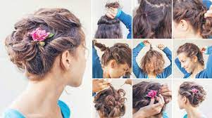 To add volume and texture, you can curl it with large barrel curling iron or medium to large rollers. 12 Latest And Easy Updo Hairstyles For Medium Hair Styles At Life
