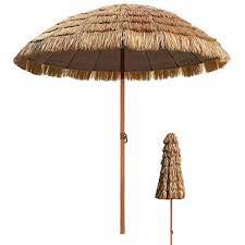 Available fabric colors include maui (72% uva block), tropic bahama (85% uva block), caribbean (90% uva block) and kona (90% uva block). Tx O 7 8ft 2 4m Tropical Hawaiian Beach Straw Parasol Umbrella Outdoor Waterproof Sun Shade For Garden Pool Patio Umbrellas Round With Tilt Function Natural Color Buy Online In Bahamas At Bahamas Desertcart Com