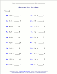 Free Grade 4 Measuring Worksheets