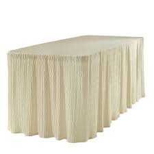 The Folding Table Cloth 6 Ft Table Cloth Made For Folding Tables Natural In 2020 White Table Cloth Blue Table Folding Table
