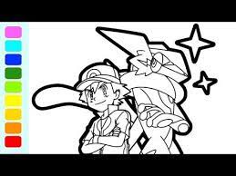 Greninja coloring pages that we provide you can use for coloring activities with your kids. Pokemon Coloring Ash And Greninja Coloring Book Pages I Colouring Videos For Kids Youtube