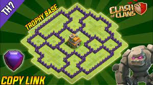 So, we put a lot of effort in designing the base to save cups rather than resources. Base Th 7 Hybrid 2021 Trophy War Defense Clash Of Clans Youtube