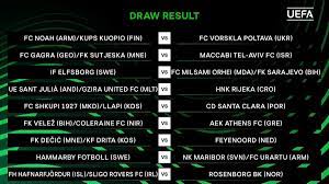 De conference league is dit seizoen nieuw. Uefa Europa Conference League On Twitter Here Are The Results From The Main Path Of The Second Qualifying Round All Of The Ties Created Today Will Be Played On The 22nd And