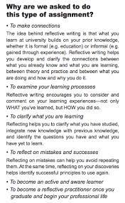 You may also find it helpful to keep a reflective journal as you do your readings. How To Write A Reflection What S Going On In Mr Solarz Class