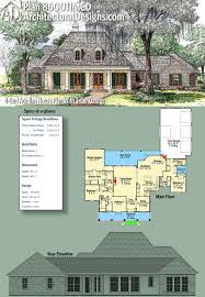 acadian house plan with 3 car garage