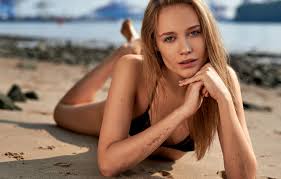 Wallpaper girl, hot, sexy, eyes, smile, beautiful, model, pretty, beauty,  lips, face, hair, pose, cute, makeup, beach girl images for desktop,  section девушки - download