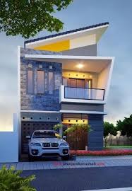 Desain Rumah 2 Lantai Minimalis Modern Elegan Cek Bahan Bangunan