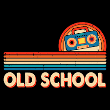 Funny old school hip hop retro vintage cassette music mixtape tshirt design  | Premium Vector