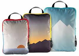 Well Traveled Compression Packing Cubes Set Luggage Organizer Travel Accessories Welltraveled Travel Luggage Organization Luggage Organization Packing Cubes