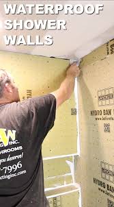 Waterproof Shower Walls In 2020 Small Shower Remodel Waterproofing Shower Walls Shower Wall