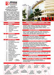 About management & science university (msu). Msu Hospital Shah Alam Vacancy Soalan Mudah T