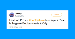 Sujet bac pro histoire 2019. Bac2019 Les Meilleurs Tweets Pour L Epreuve D Histoire Et Geographie