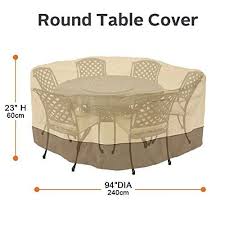 94 Veranda Patio Set Cover Table And Chair Outdoor Garden Furniture Round Large Thanks A Lot For Vis Round Patio Table Furniture Outdoor Garden Furniture