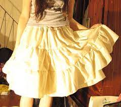 Diy How To Make A Cotton Petticoat Petticoat Pattern Diy Maxi Skirt Petticoat