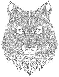 Dessin a imprimer mandala loup epingle sur mes favoris. Coloriage Mandala De Loup A Imprimer Novocom Top