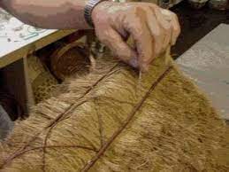 So you want to add a thatched roof to your dwelling. Pin By Trishanna Anastasia On Fairy Gardens Minis Fairy Houses Fairy Garden Model Making