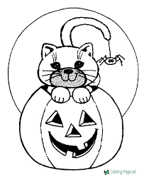 Not only on the pumpkin on the page but because. Halloween Coloring Pages