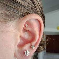 Earpiercingideasrook Tragus Earrings Cartilage Earrings Ear Piercings Rook