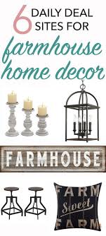 The Six Best Farmhouse Decor Daily Deal Sites Diy Farmhouse Decor Daily Deals Sites Home Decor Styles