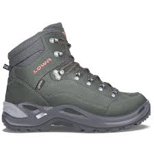 Lowa Renegade Gtx Mid Ws Womens Shoe Anthracite Mandarin