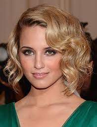 Dianna Agron Curly Hair Styles Chin Length Hair How To Curl Short Hair