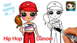 Our drawing tutorials for beginners entail how to draw 3d letters and 3d shapes. How To Draw A Hip Hop Dancer Cute Girl Youtube