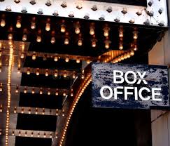 Theatre Box Office A Distressed Box Office Sign Under The Marquee Of A Downtown Aff Distressed Box Office Box Office Movie Box Office Distressed Box