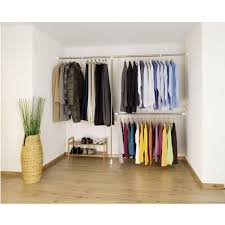 Ensemble De 3 Pcs De Garde Robe Telescopique En Tringle Penderie Penderie Tringle Vetement