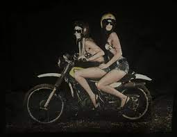 Moto XXX Retro Doubles Motorcycle Tee T-Shirt Black Mens Large L *Vintage  Style* | eBay