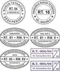 Template Contoh Format Stempel Terlengkap Iskcon Info