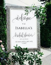 8 Sizes Printable Bridal Shower Welcome Sign Welcome Sign Template Welcome Board Welcome Poster Black And White Sign Calligraphy Pdf In 2021 Bridal Shower Welcome Sign Bridal Shower Chalkboard Bridal Shower Signs