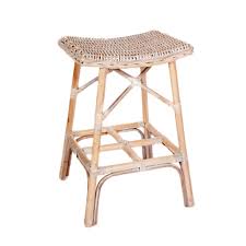 Australia's best value kitchen bar stools at affordable prices. Ivy Rattan Barstool Whitewash Humble Home