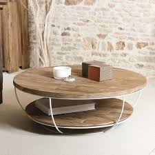 table basse ronde bois et metal blanc 100cm tinesixe contemporary coffee table design contemporary coffee table round wood coffee table