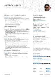 Job Winning Pharmaceutical Sales Rep Resume Examples Samples Tips Enhancv
