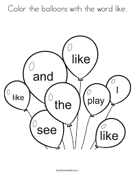 Maybe you would like to learn more about one of these? Sight Word Coloring Pages Printable Coloring Home