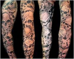 Sleeve Tattoo Designs Drawings Fullsleevetattoos Skull Sleeve Tattoos Sleeve Tattoos Skull Sleeve